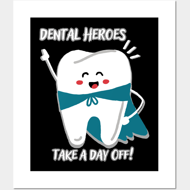 dental heroes Wall Art by Skandynavia Cora